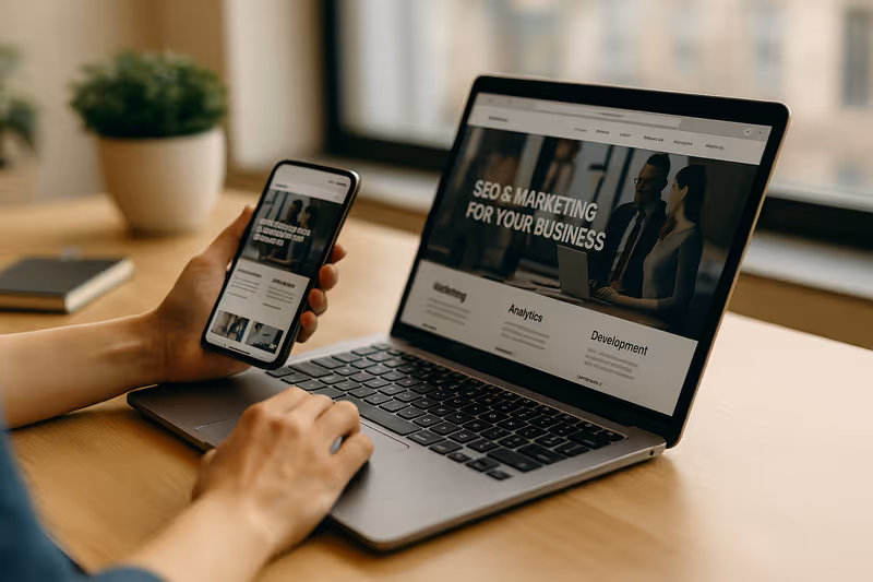 Een professionele, gebruiksvriendelijke website werkt voor je bedrijf