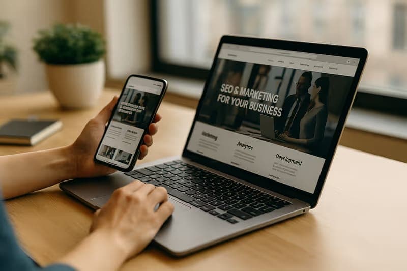 Een professionele, gebruiksvriendelijke website werkt voor je bedrijf